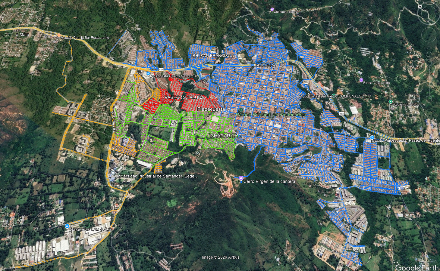 Mapa general del municipio